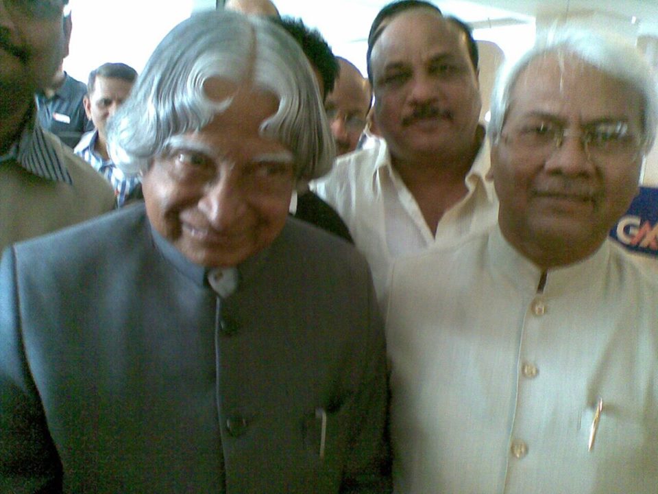 with former India President late Mr Abdul Kamal sir